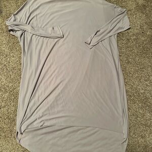 Elegant Lavender Long Sleeve Dress